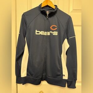 Women’s NFL Chicago Bears Satin Knit Jacket — Size XL